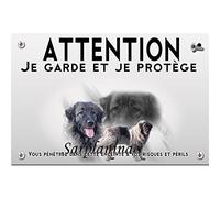 Pets-easy Panneau Attention au chien berger yougoslave charplaninac