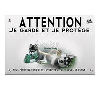 Pets-easy Panneau Attention au chien chiot husky