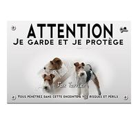 Pets-easy Panneau Attention au chien fox terrier