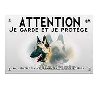 Pets-easy Panneau Attention au chien malinois de beauté