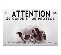 Pets-easy Panneau Attention au chien springer spaniel