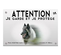 Pets-easy Panneau Attention au chien tervueren eleveur