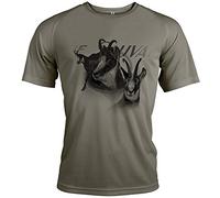 Pets-easy Tshirt du Chasseur Motif Chamois [avec Texte Personnalisable]