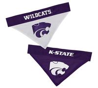 Pets First Collegiate Pet Accessories Bandana réversible Kansas State Wildcats Taille S/M