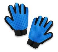 Pets First Gants de toilettage pour Animaux domestiques - Déshedding, brossage, Outil de Nettoyage et épilation pour Chiens et Chats - Empêche Les Manteaux mattés - Brosse à Poils Doux, Sangles