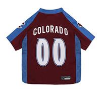 Pets First Maillot Avalanche du Colorado de la LNH pour Chiens et Chats, Taille S. - Laissez Votre Animal de Compagnie être Un véritable Fan de la LNH!