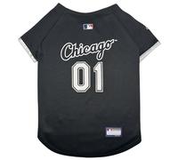 Pets First Maillot Officiel MLB Chicago White Sox pour Chiens et Chats, Taille M, Maillot de Baseball élégant pour Votre Fan à Fourrure