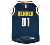 Pets First NBA Denver Nuggets Maillot de Basketball pour Chien Taille M