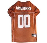 Pets First NCAA College Texas Longhorns Maillot en maille pour chiens et chats, taille XXXL, maillot sous licence pour chien avec votre équipe préférée de football/basket-ball universitaire