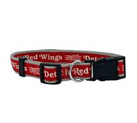 Pets First NHL Detroit Red Wings Collier pour Chiens et Chats, Taille M. - Réglable, Mignon et élégant. Le Collier Ultime pour Fan de Hockey