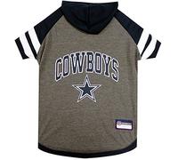 Pets First T-Shirt à Capuche pour Chiens et Chats NFL Football Licence Dog Hoody Tee Shirt XS Sports Hoody T-Shirt pour Animaux de Compagnie T-Shirt Sportif pour Chien