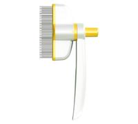 Pets Grooming, Dog Comb, Easy Cleaning Compact Size Skin Friendly Smart Storage Gentle Brushing, Pets Removing Hair for Shedding, Detangling 7.09x3.54x3.54 Inches