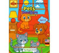 Pets / Haustiere: Learn English and German with Fun Coloring Pages for Children