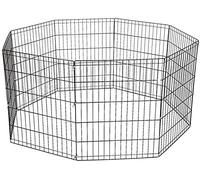 Pet's Home Clôture métallique pour animal domestique 8 pièces sûre et stable Cage pour chien Grand espace Différentes tailles XXXL