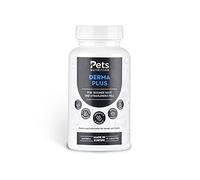 PETS NUTRITION Derma Plus 60 comprimés à mâcher pour chiens et chats - Complément alimentaire pour soutenir la peau et le pelage pour jeunes et moins jeunes - Renforcement du toilettage avec oméga 3-6