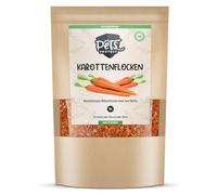 Pets Protect 1 kg de flocons de carottes pour chiens - Additif de nourriture pour chien 100 % naturel de fabrication allemande - Qualité alimentaire sans additifs artificiels - Sans céréales et sans