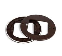 PetSafe - Adaptateur de Montage pour Installation de la Chatière avec Puce électronique ou Manuelle sur Fenêtre, Mur et Porte métallique - Marron