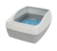 PetSafe Boîte à litière Deluxe pour chat, avec litière en cristal, des fabricants du bac à litière autonettoyant ScoopFree, Technologie Air-Flow innovante, 5x moins d’odeur, facile à nettoyer