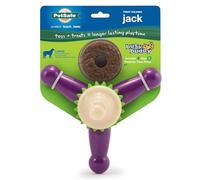 PetSafe Busy Buddy Jouet pour Chien avec Prise Jack à friandises - Mastication Forte - Difficile - Anneaux de friandises Inclus - Taille L