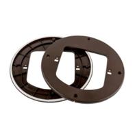 PetSafe Cadre d'Installation pour Chatière Microchip & Manuel, Marron | Polyvalent, Économe en Énergie, Facile à Installer