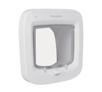 PetSafe® - Chatière à Puce Électronique pour Chat Micropucé, Blanche