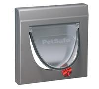 PetSafe Chatière Classique 4 Options Manuelle, Gris, avec Tunnel