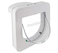 Petsafe, Chatière Intelligente avec Reconnaissance RFID, Installation Facile, résistance aux intempéries, minuterie programmable, Design Moderne, Standard, Blanc, Modèle Petporte