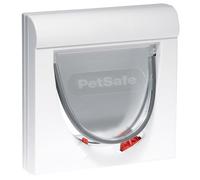 Chatière magnétique Staywell Petsafe 169 x 169 cm blanche