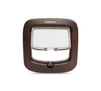 PETSAFE-Chatière Petsafe 4 positions luxe brune
