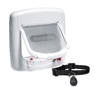 PetSafe Chatière magnétique à 4 voies Deluxe 400 Blanc 411383