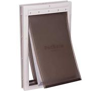 PetSafe, Chatière pour Animaux en Aluminium pour Les Conditions météorologiques extrêmes, Système de Rabat isolé de 3 Volets Plastiques écoénergétiques, 1 volet de Fermeture, Robuste - Large