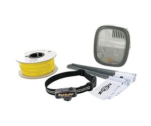PetSafe - Clôture Anti-Fugue avec Fil pour Petit Chien avec Collier Imperméable - Sangle Réfléchissante - Facile à Installer
