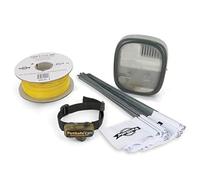 PetSafe - Clôture Anti-Fugue Deluxe avec Collier spécial Chat (Sangle avec Section élastique) - Étanche - Facile à Installer et à Utiliser - 4 Niveaux de Stimulation - Collier Anti-étranglement
