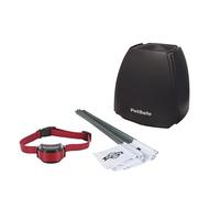 PetSafe, Clôture Anti-Fugue sans Fil Stay & Play de pour Chiens têtus, Collier étanche et Rechargeable, Couverture Circulaire de 3 000 m², 5 Niveaux de Stimulation Ajustable, transmetteur Portable