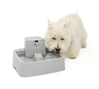 PetSafe Drinkwell Fontaine à Eau Facile à Nettoyer pour Animaux Idéale pour Chat/Petits Chiens, Gris, 3,7 Litre