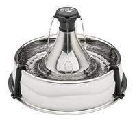 PetSafe Fontaine à eau Drinkwell 360° Acier inoxydable 3,8 L 5 jets Filtre charbon et mousse