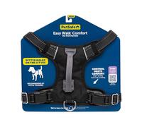 PetSafe Easy Walk Harnais confortable anti-traction pour chien avec rembourrage intégral - pour de meilleures promenades lors de la première utilisation - 5 points de réglage - Taille L - Noir
