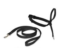PetSafe Easy Walk Laisse de Promenade pour Chien Anti-Traction, Ajustement réglable, Confortable, Taille S, Noir