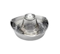 PETSAFE-Fontaine à eau pour petit chien et chat en inox Seaside PetSafe - 1,8 L