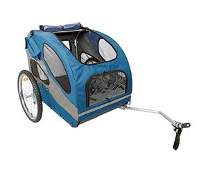 PetSafe Happy Ride Remorque de Vélo Pliable en Aluminium pour Chien Taille Grand 1 Unité