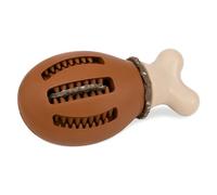 PetSafe Jouet à mâcher avec Anneau de friandise, Poulet - Caoutchouc sans BPA - Parfum Poulet - Puzzle interactif Contre l'ennui ou l' pour Petits et Chiens Moyens S/M
