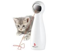 PetSafe Jouet pour Chat Bolt Laser Light - 2 Modes de Jeu automatiques - Motifs de lumière aléatoires - Laser testé pour la sécurité, pour Tous Les âges