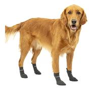 Kurgo Chaussettes pour Chien Blaze, Chaussettes Extensibles d’extérieur, Compatible avec Chaussures pour Chiens, Lot de 4, Taille M