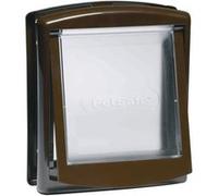PetSafe Porte a 2 voies pour chiens 730 Petit 17,8 x 15,2 cm Marron Brun G