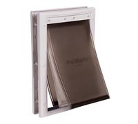 PetSafe - Porte pour Animaux de Compagnie pour Conditions Climatiques Extrêmes - Triple Volet, Économie d'Énergie, Cadre Personnalisable - Moyen