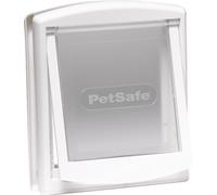 PetSafe Porte pour animaux domestiques 2 voies 760 Grand 35,6x30,5 cm Blanc