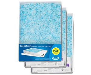 PetSafe ScoopFree Bac à Litière Cristaux Bleus, Paquet de 3