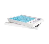 PetSafe Recharge Litière Cristal Bleu pour Bac Ã€ Litière Autonettoyant ScoopFree, Hygiénique, Absorbante Et sans Odeur, 1 Plateau