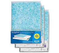 PetSafe - ScoopFree Bac à Litière de Remplacement pour Les Chats avec des Cristaux Bleus - Contrôle des Odeurs, sans Poussière, Protection Contre Les Fuites - Paquet de 3