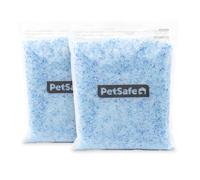 PetSafe - ScoopFree Premium Litière pour Chat Non Agglomérante en Cristal - Contrôle des Odeurs, sans Poussière - Bleu Premium, Paquet De 2
